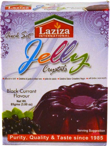 Laziza Jelly Crystal Black Currant 85 g