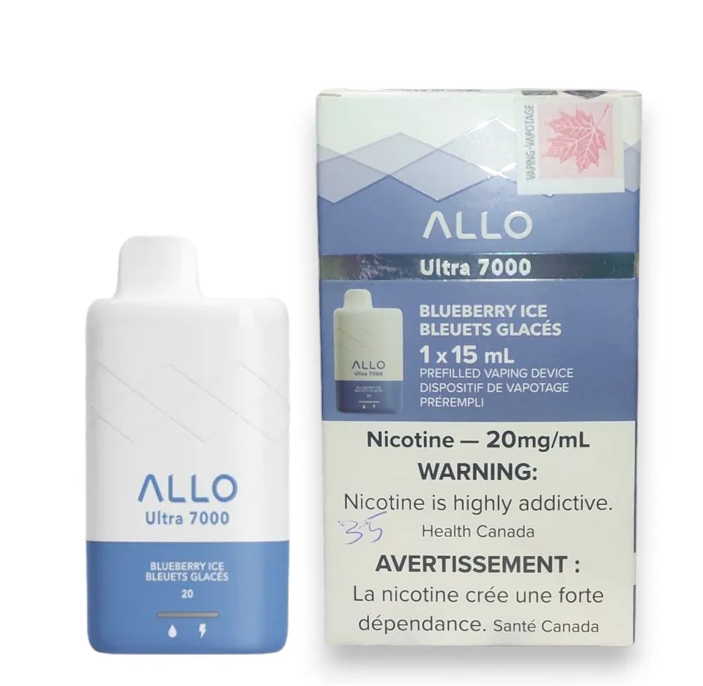 ALLO ULTRA 7000 BLUEBERRY ICE