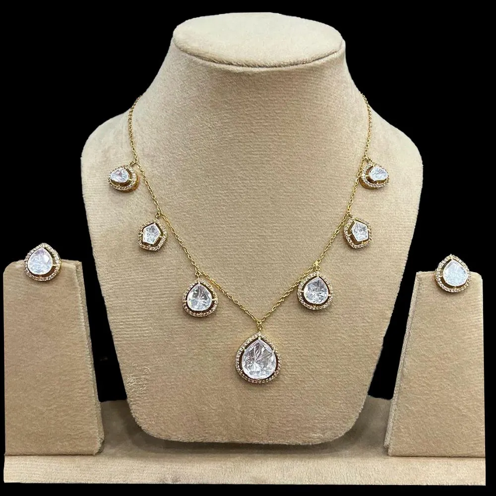 Alex Moissanite Diamond Necklace Set