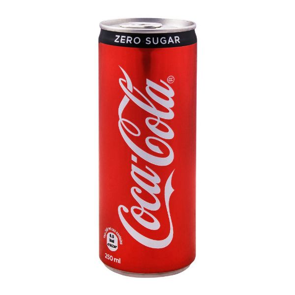 Coca Cola Zero Sugar Drink Can 250 Ml