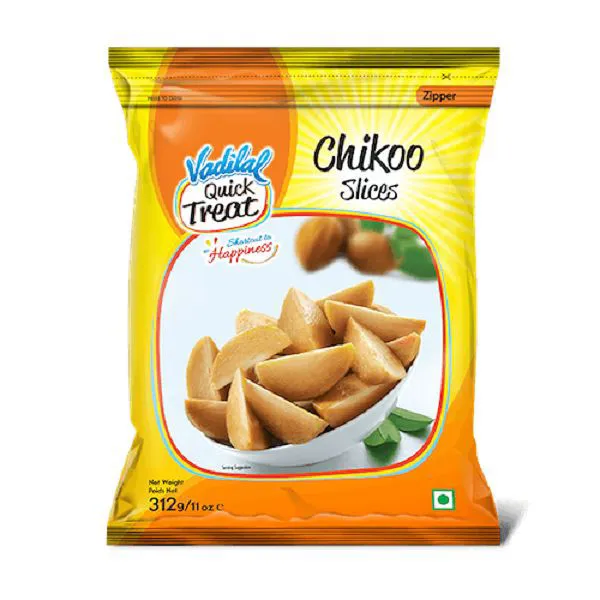 Vadilal Frozen Chikoo Slice 312g