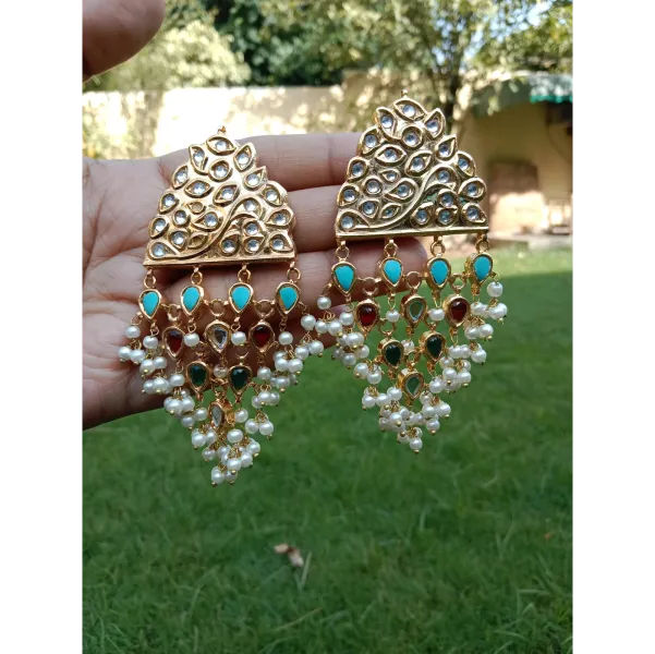 Thuppa Kundan Earings