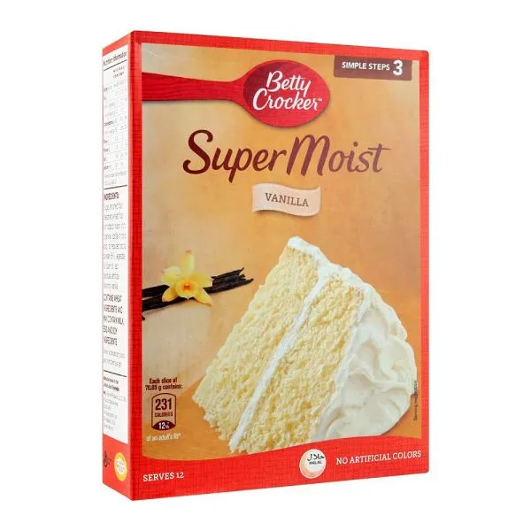 Betty Crocker Super Moist Vanilla 500 Gm