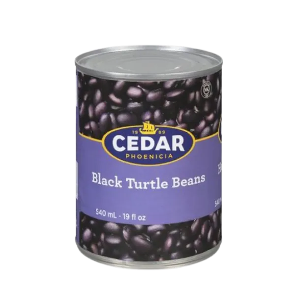 Cedar Black Turtle Beans 540ml