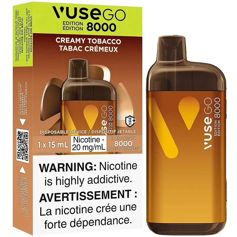 VUSE GO 8000 CREAMY TOBACCO