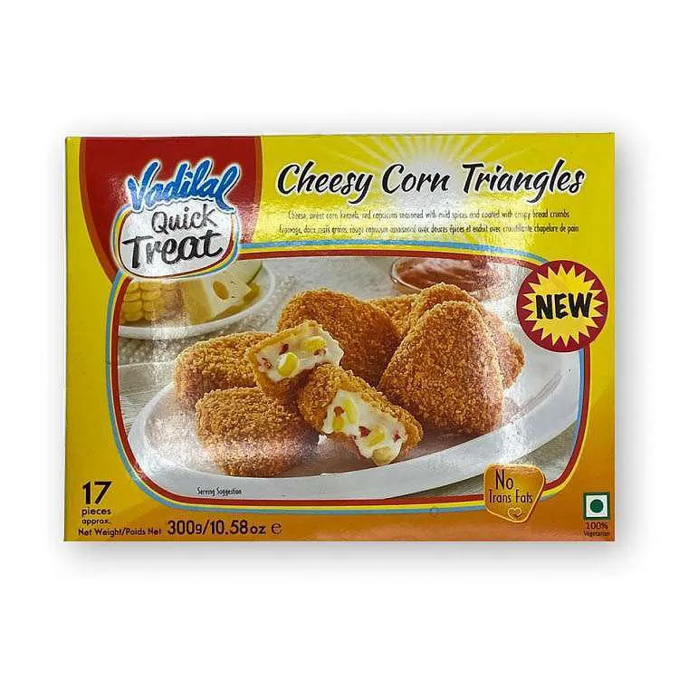 Vadilal Frozen Cheese Corn Triangle 300g