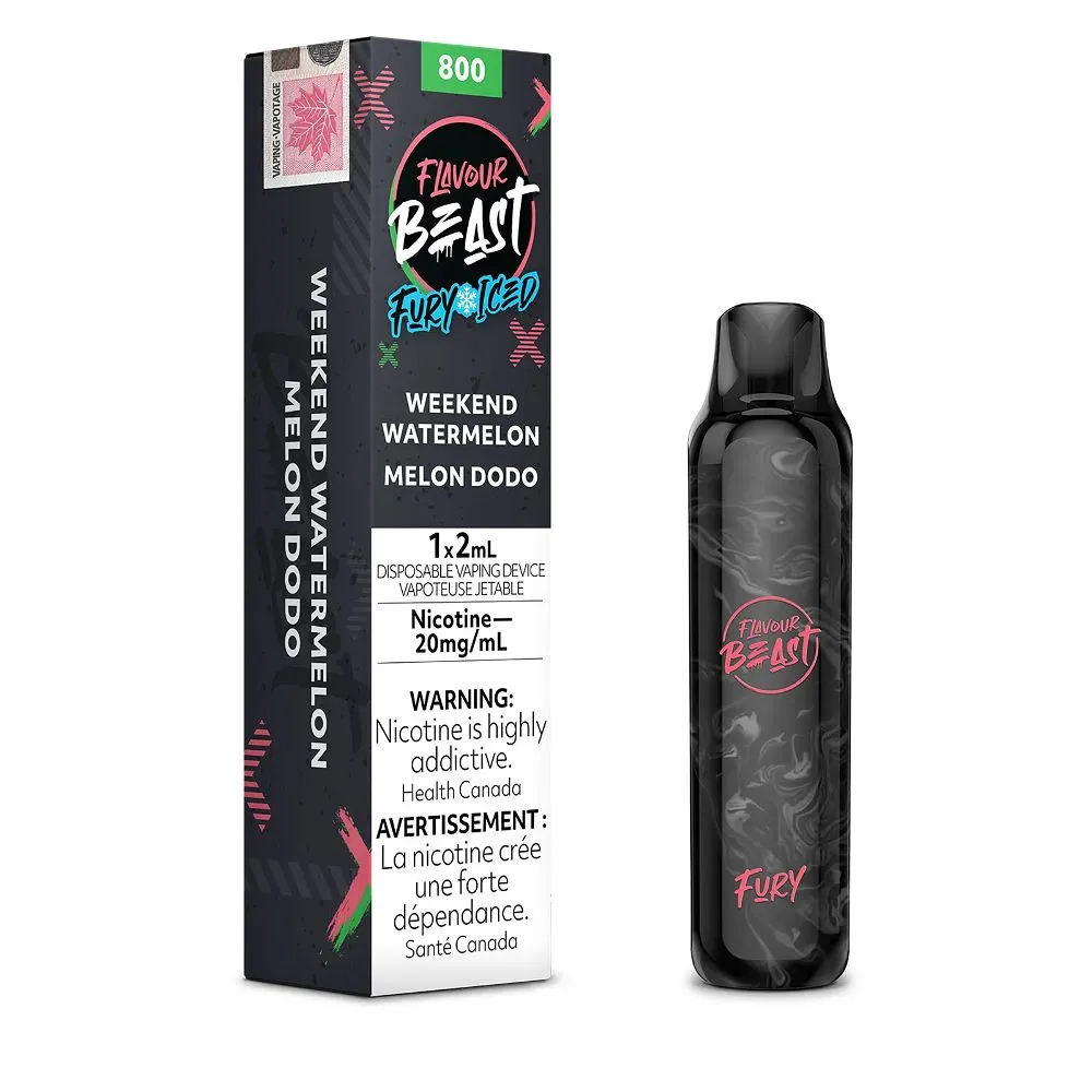 FLAVOUR BEAST 800 FURY ICED  WEEKEND WATERMELON