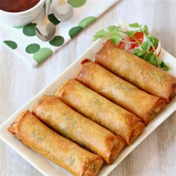 Chicken Vegetable Spring Roll