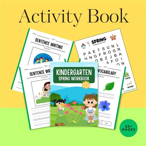 Kindergarten Spring Workbook