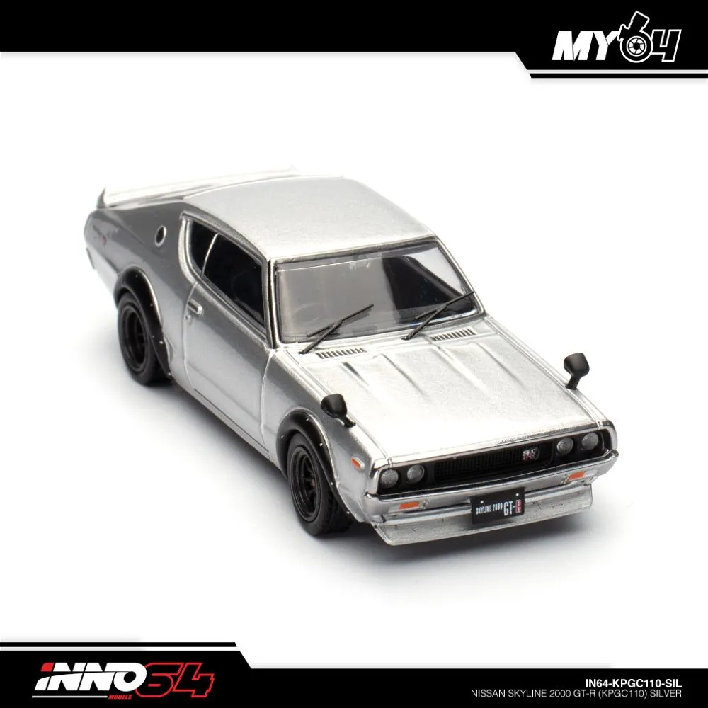 INNO64 | NISSAN SKYLINE 2000 GT-R KPGC110 | SILVER