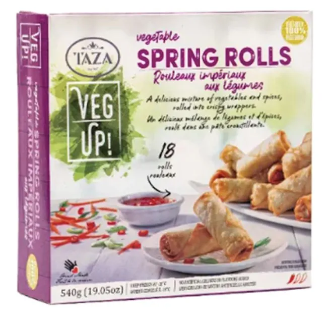 Veg up Spring Rolls 2 for 10.99