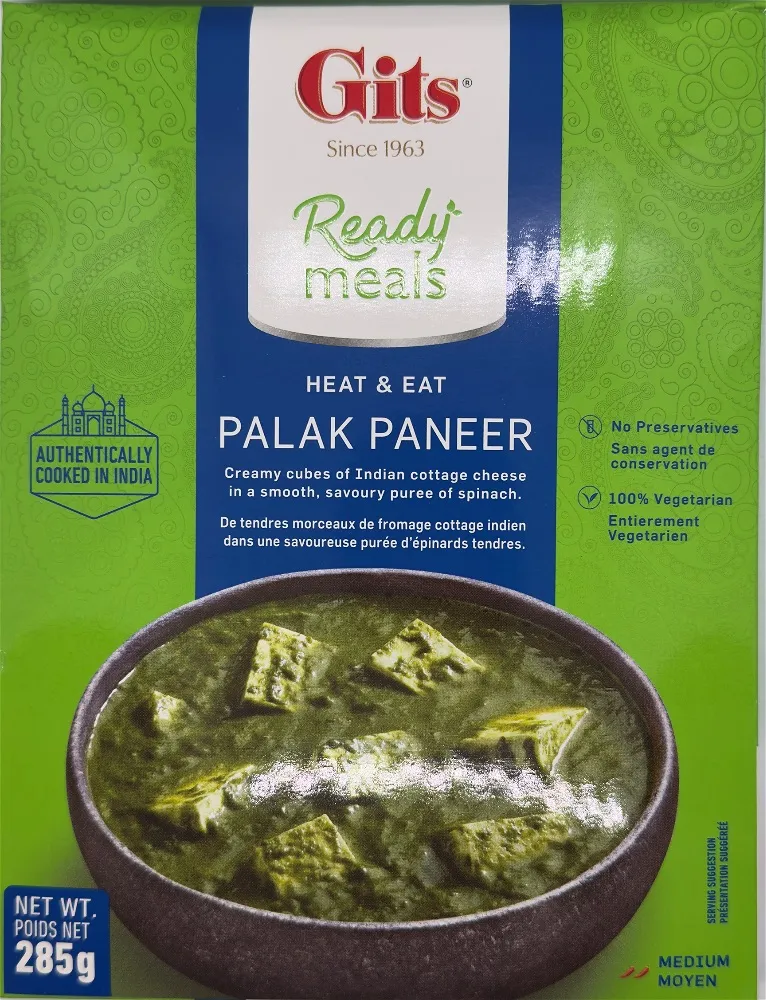 GITS H&E PALAK PANEER 285 G