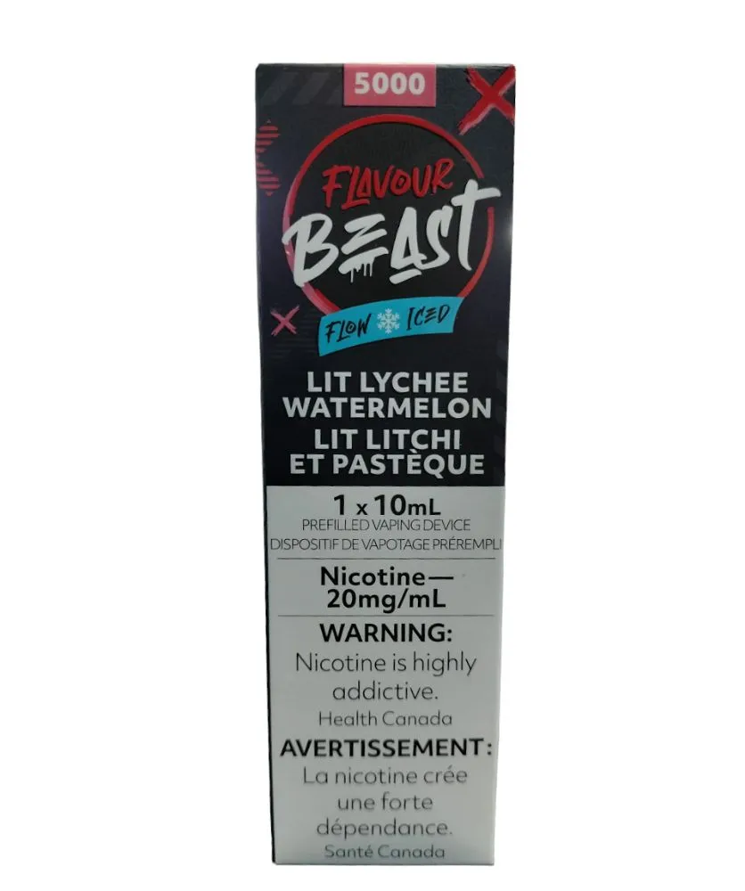 FLAVOUR BEAST 5000 LIT LYCHEE WATERMELON