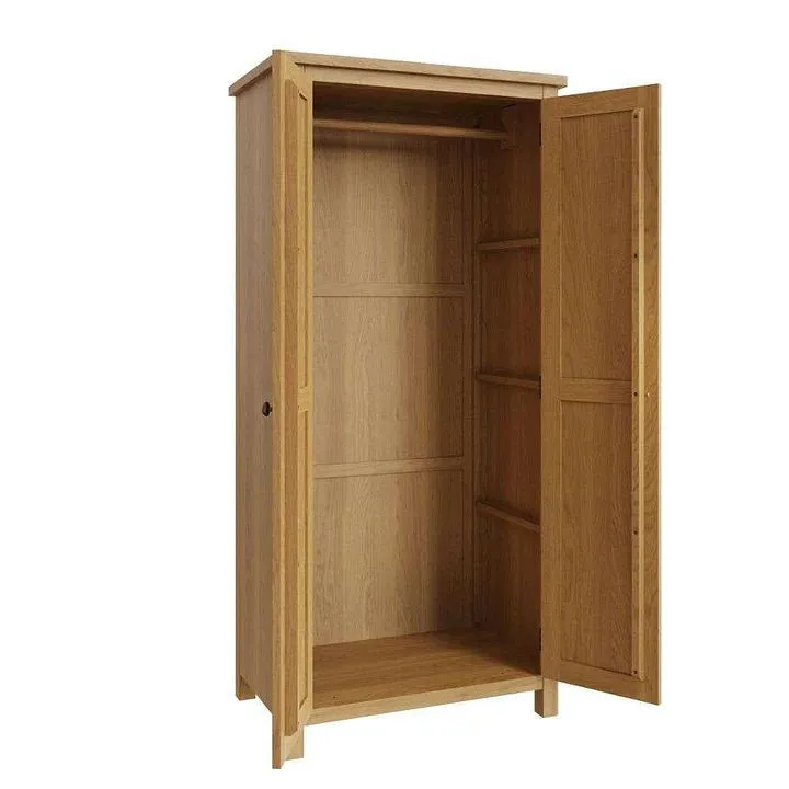 Vasse Oak 2 Door Wardrobe