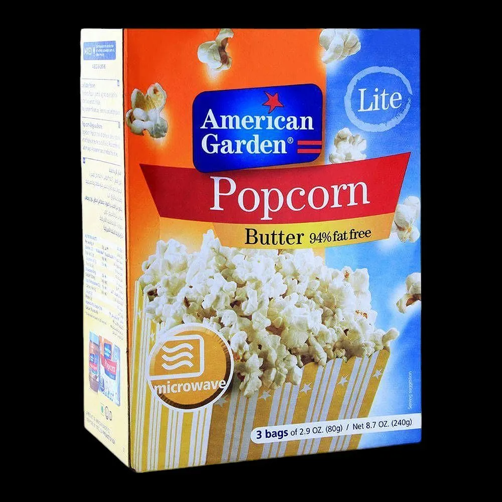 American Garden Popcorn Butter Fat Free