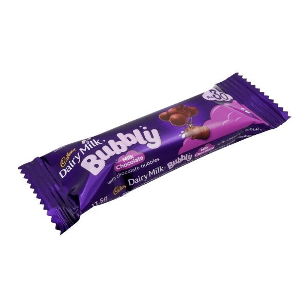 Cadbury Dairy Milk Bubbly Milky Chocolate 13.5 Gm