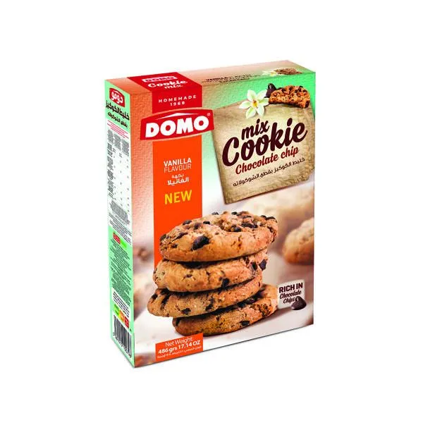 Domo Cookie Mix Chocolate Chip (Vanilla Flavor) (486gm)