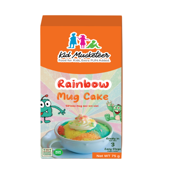 Rainbow Mug Cake