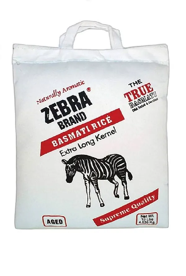 Zebra Rice Basmati 10Lb