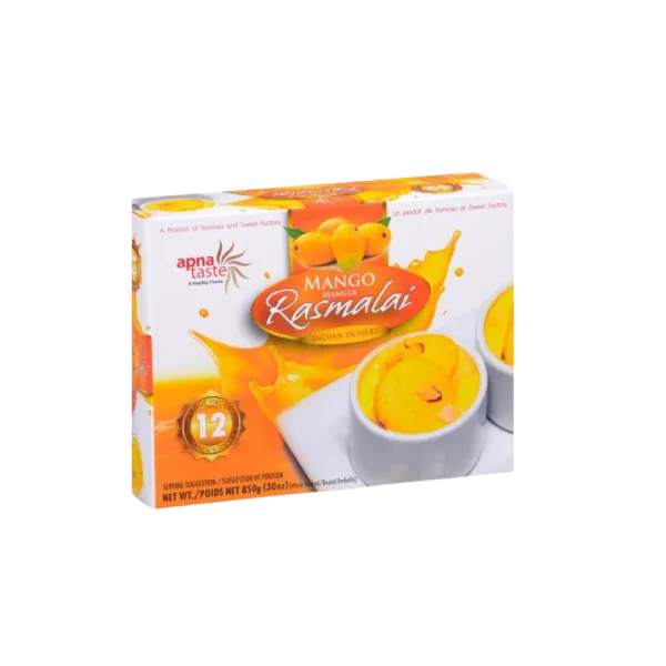 Apna Taste Rasmalai Mango 12s 850g