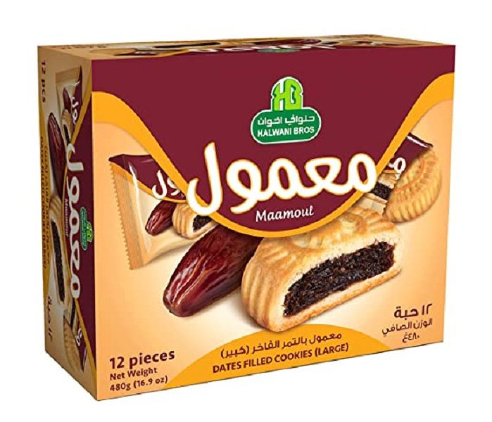 Halwani Bros Maamoul Date Cookies KSA 480g