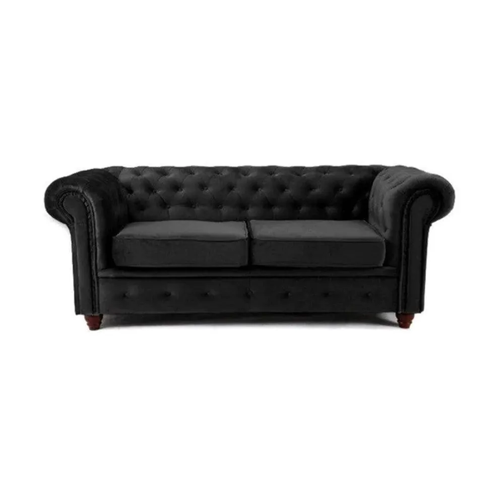 Dassi Black 3 Plus 2 Sofa Set