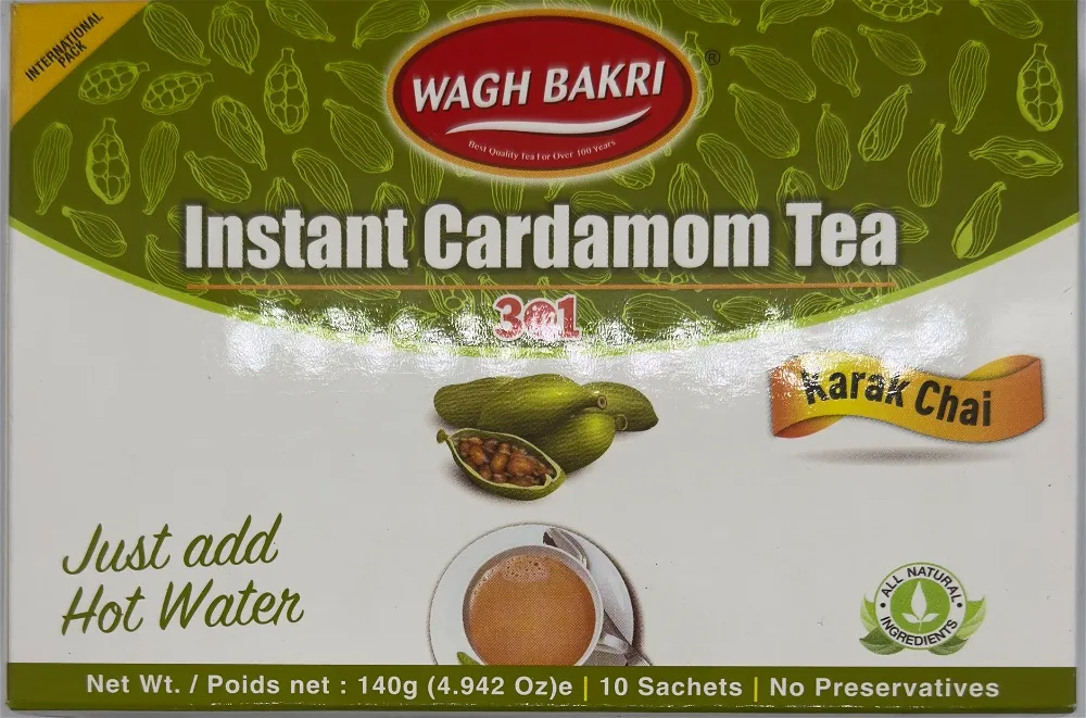 WAGHBAKRI INSTANT CARDAMOM TEA 140G