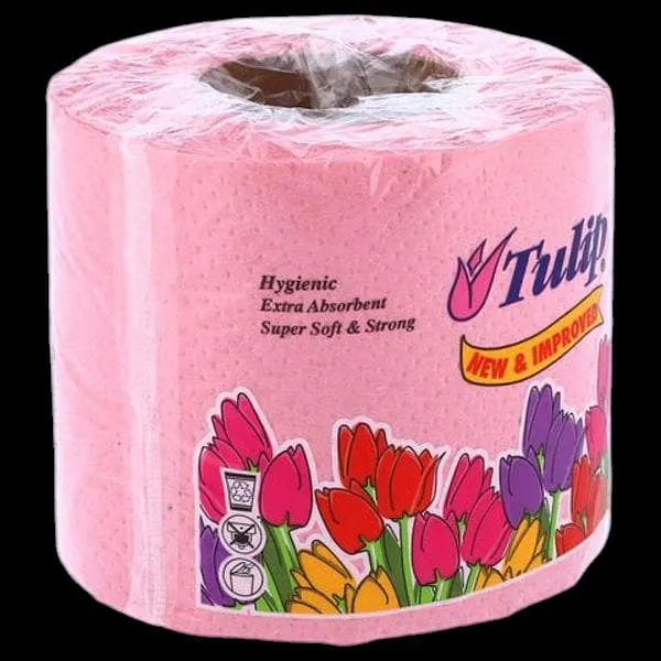 Rose Petal  Tulip Toilt Roll Pink