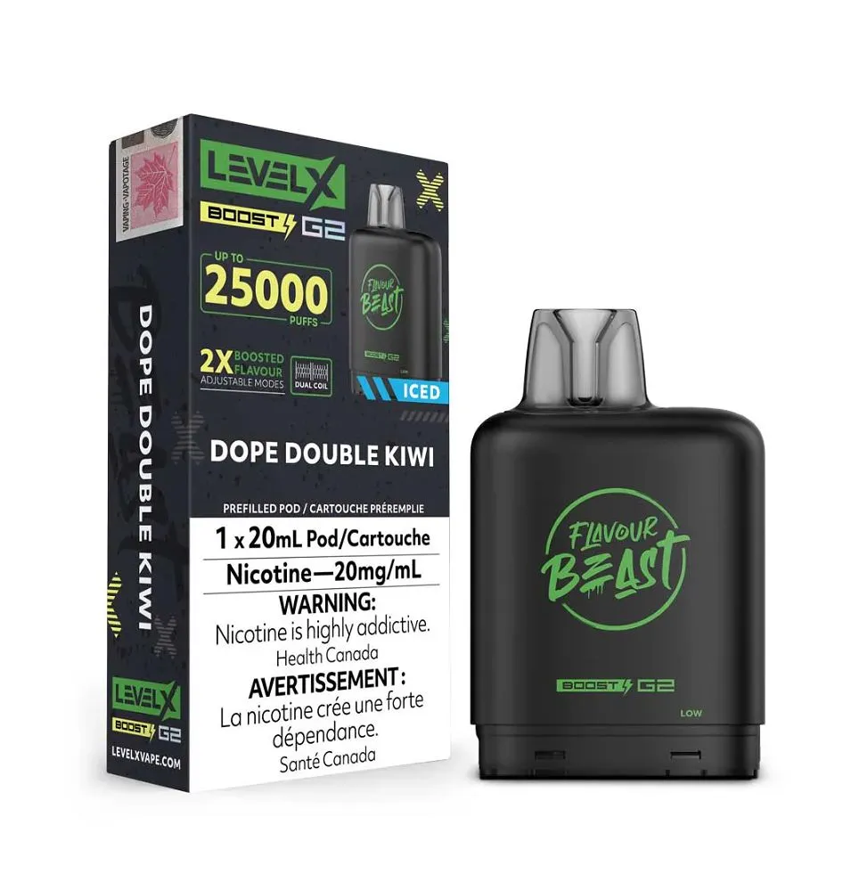 Level X Pod 25k Dope Double Kiwi