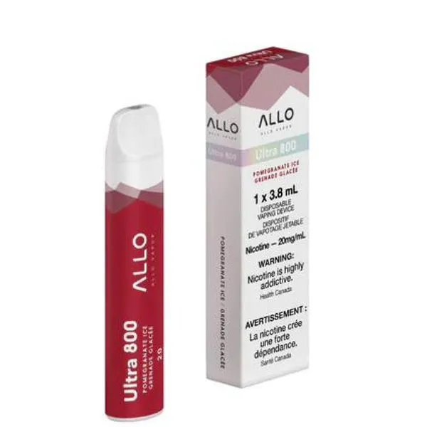 ALLO ULTRA 800 POMEGRANATE ICE