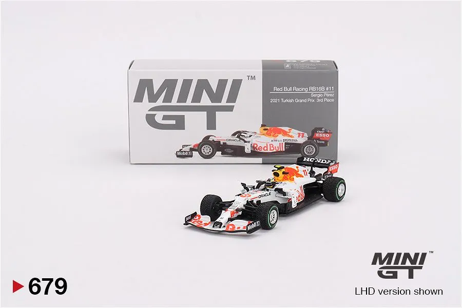 MINI GT | ORACLE RED BULL RACING RB16B | #11 SERGIO PEREZ 2021 TURKISH GRAND PRIX 3rd PLACE