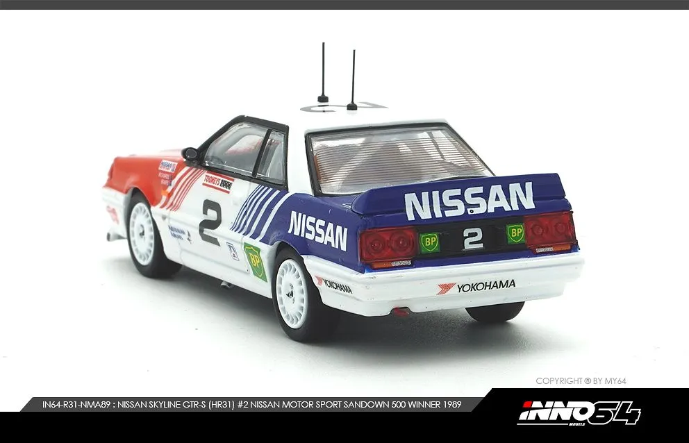 INNO64 | NISSAN SKYLINE GTS-R R31 | #2 NISSAN MOTORSPORT AUSTRALIA BATHURST TOOHEYS 1000 1989