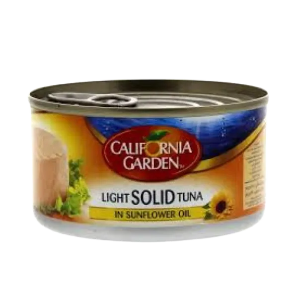 California Garden Solid Light Tuna in Sunflower Oil 185g