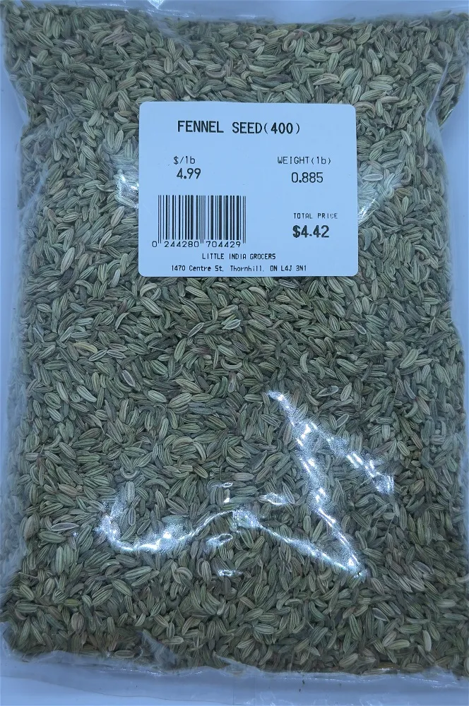 FENNEL SEED 400GM (PER LB)