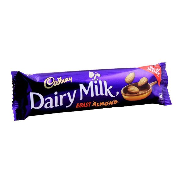 Cadbury Dairy Milk Roast Almond Chocolate 38 Gm