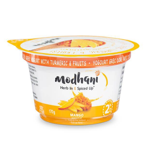 Modhani Flavored Yogurt (Mango With Turmeric) 170g Iqbal Halal Foods