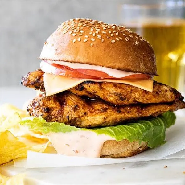 Grilled Chicken Burger