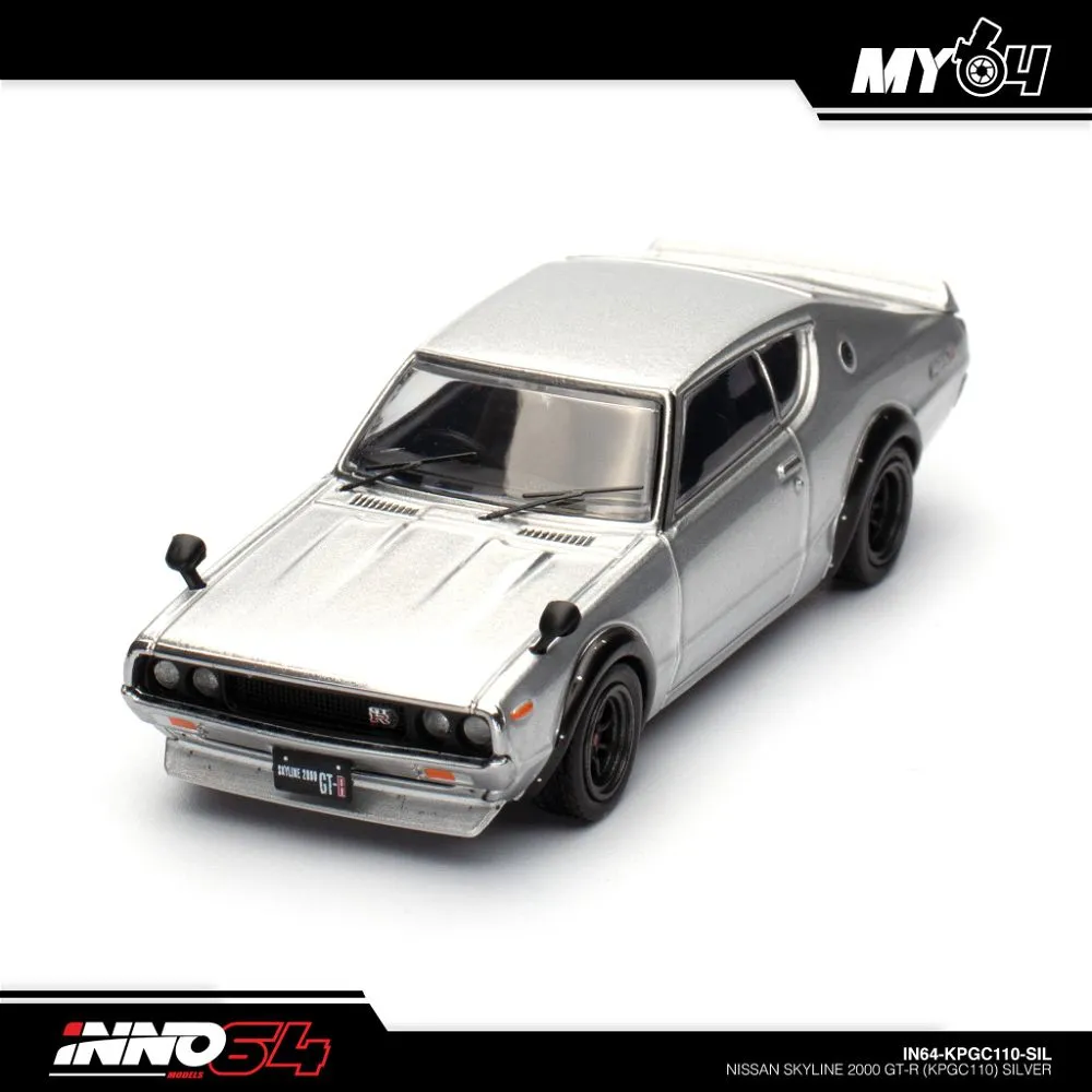 INNO64 | NISSAN SKYLINE 2000 GT-R KPGC110 | SILVER