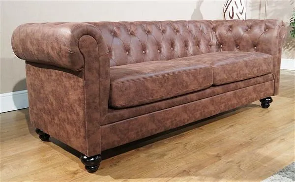 Azusa Chesterfield Sofa Set