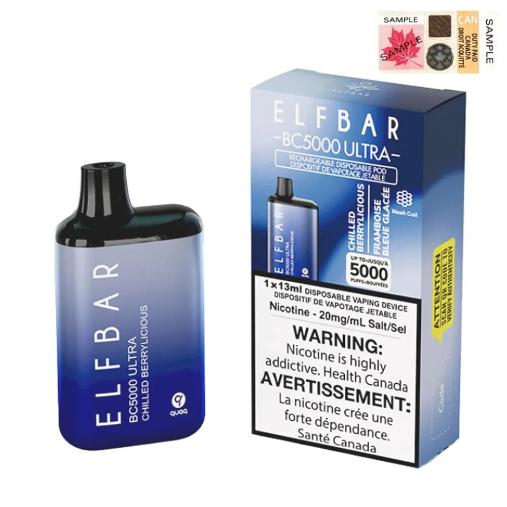 ELFBAR 5000  CHILLED BERRYLICIOUS