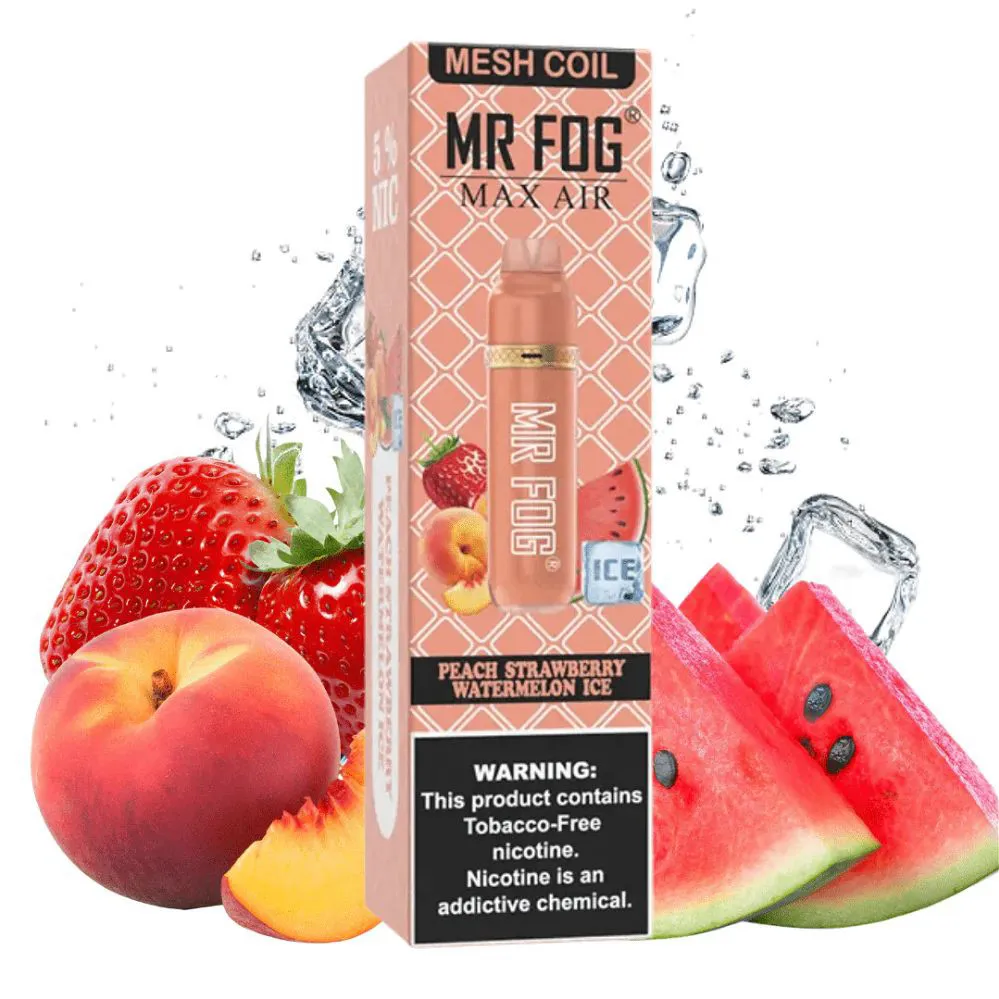 MR FOG 2500 PEACH STRAWBERRY WATERMELON ICE