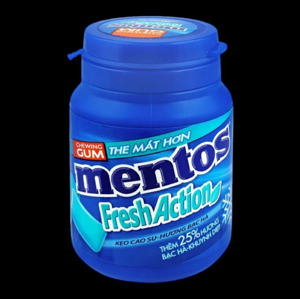 Mentos Gum Fresh Action 56Gm