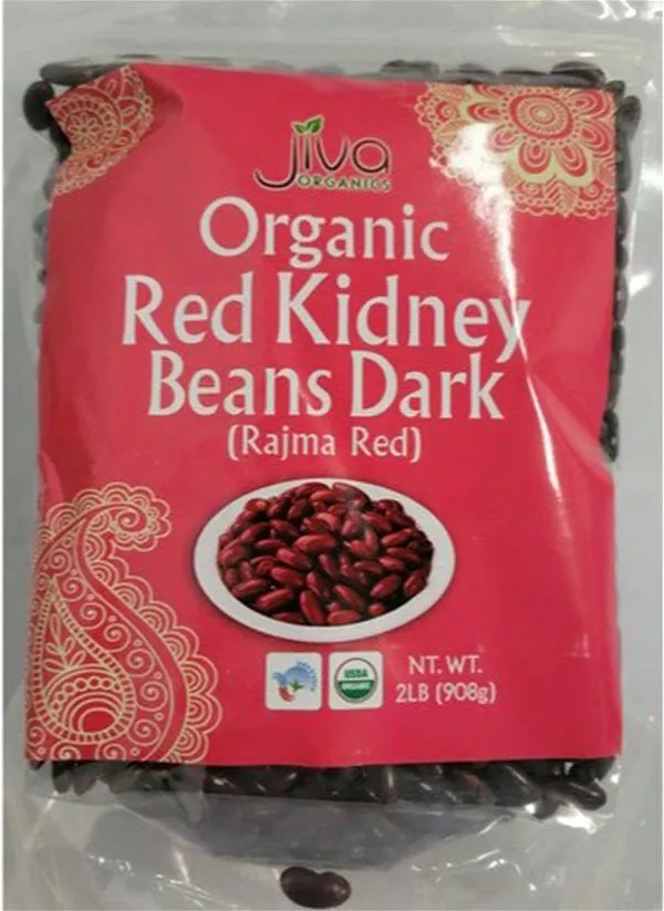 Jiva Organic Rajma Dark 2Lb