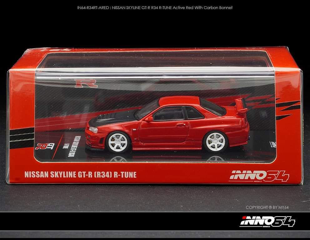 INNO64 | NISSAN SKYLINE GT-R R34 R-TUNE | RED