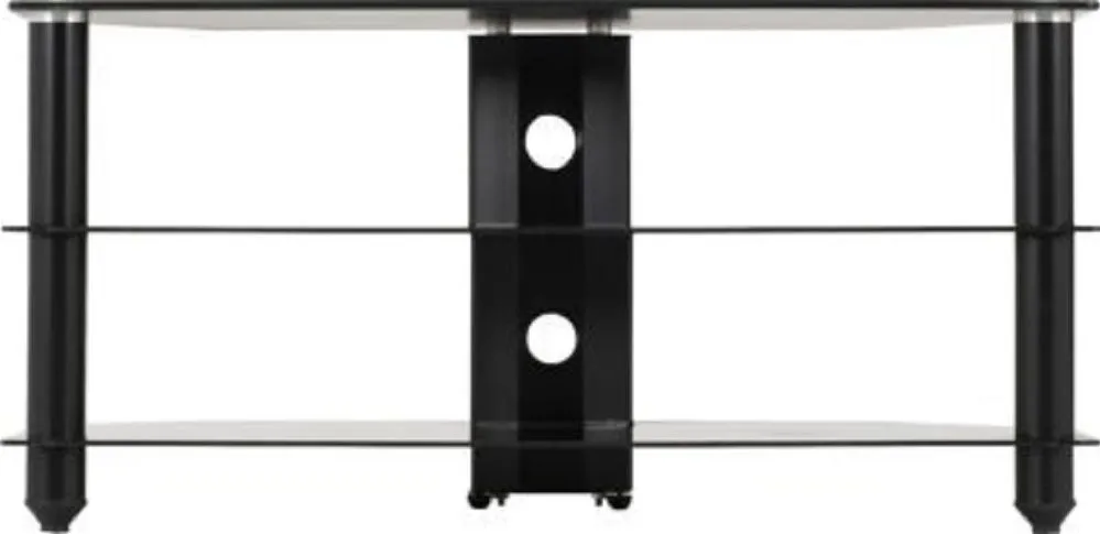 TV Stand Black Glass