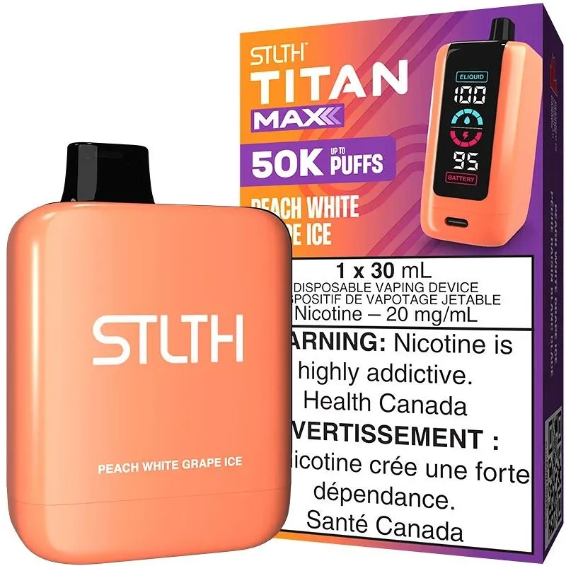 Stlth 50000 Peach White Grape Ice