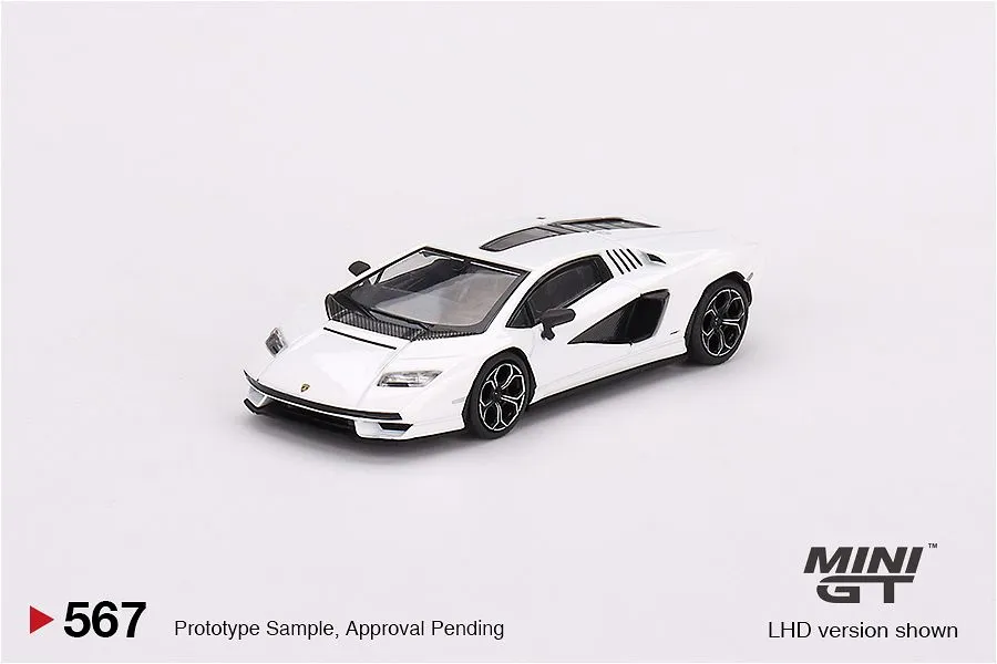 MINI GT | LAMBORGHINI COUNTACH LPI 800-4 | BIANCO SIDERALE