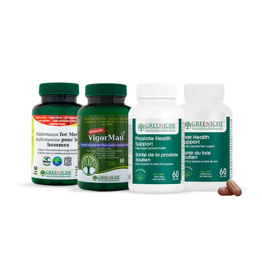 Greeniche Men's Health & Wellness Bundle