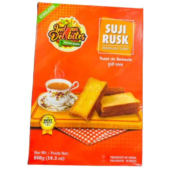 Indian Delibites Suji Rusk