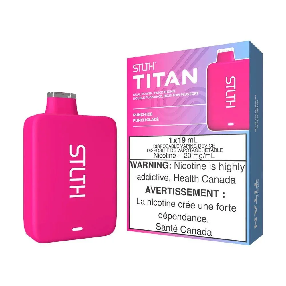 STLTH TITAN 10000 RAZZ  APPLE ICE